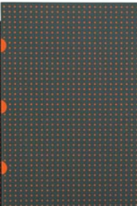PAPERBLANKS CUADERNO CIRCULO NEGRO EN ROJO GRIS EN NARANJA A5 EN BLANCO