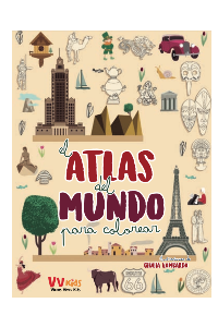 EL  ATLAS DEL MUNDO PARA COLOREAR. (VVKIDS)