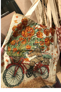 PAPERBLANKS BOLSO DE LIENZO HOLLAND SPRING LIVING WITH YUKO