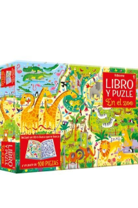EN EL ZOO LIBRO + PUZZLE USBORNE 100 PCS