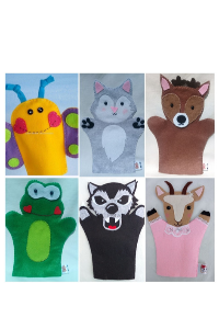 TÍTERE MANO ANIMAL SURTIDO X 2 UNIDADES