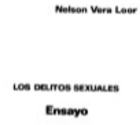 DELITOS SEXUALES TOMO I