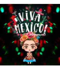 VIVA MEXICO -FRIDA KAHLO