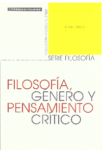 FILOSOFIA,GENERO Y PENSAMIENTO CRITICO.