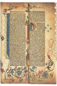 PAPERBLANKS GUTENBERG BIBLE / PARABOLE / MINI / SIN LINEAS