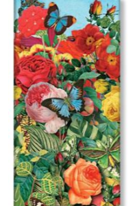 PAPERBLANKS NATURE MONTAGES / BUTTERFLY GARDEN / SLIM / EN LINEAS