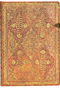 PAPERBLANKS PERSIMMON MIDI CON LINEAS TD BROCHE