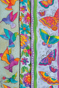 PAPERBLANKS PLAYFUL CREATIONS / HUMMINGBIRDS & FLUTTERBYES / MINI / EN LINEAS