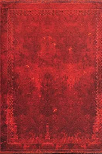 PAPERBLANKS ROJO VENECIANO CUERO ANTIGUO ULTRA LINEAS