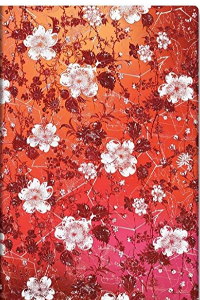 PAPERBLANKS KATAGAMI FLORALS / SAKURA / MIDI / EN LINEAS