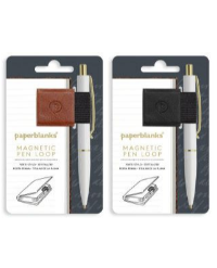 PAPERBLANKS PACK PORTA BOLIGRAFO PEN LOOP MARRON Y NEGRO