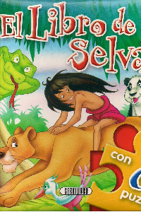 EL LIBRO DE LA SELVA CON 6 PUZLES