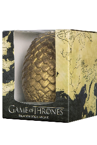 GAME OF THRONES: 1 pack SCULPTED DRAGON EGG VELA (GOLD)