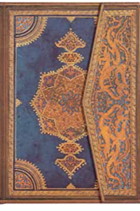 PAPERBLANKS SAFAVID BINDING ART / SAFAVID INDIGO / MIDI / LIN / SOLAPA