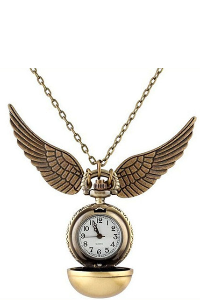 COLLAR SNITCH DORADA(RELOJ)
