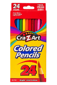 CRAZART 24 COLORED PENCILS