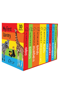 MY FIRST LIBRARY 10 BOOKS CARTONE PAGES