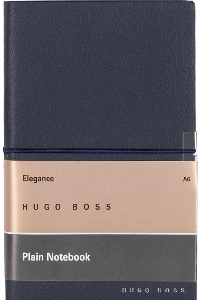 HUGO BOSS - NOTEBOOK A6 ELEGANCE STORYLINE NAVY PLAIN