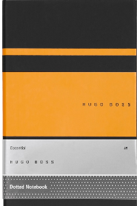 HUGO BOSS - NOTEBOOK A5 ESSENTIAL GEAR MATRIX YELLOW PUNTOS