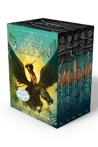 PERCY JACKSON AND THE OLYMPIANS 5 BOOK PAPERBACK BOXED SET (W/POSTER), RICK RIORDAN