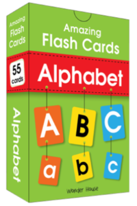 AMAZING FLASH CARDS ALPHABET: EARLY DEVELOPMENT OF PRESCHOOL TODDLER (55 CARDS). WONDER HOUSE BOOKS.
