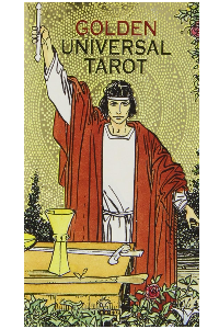 GOLDEN UNIVERSAL TAROT BOOK, LO SCARABEO.