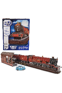 4D BUILD, HARRY POTTER HOGWARTS EXPRESS. KIT DE MODELO DE ROMPECABEZAS 3D.