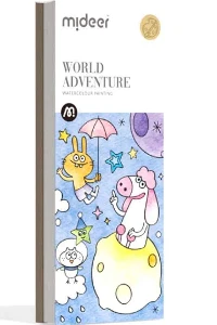 WORLD ADVENTURE. WATERCOLOUR PAITING. MIDEER.