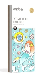 WONDERFUL HOLIDAY. WATERCOLOUR PAITING. MIDEER.