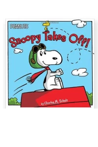 SPANISH PEANUTS SNOOPY LEVANTA EL VUELO. CHARLES M, SCHULTZ