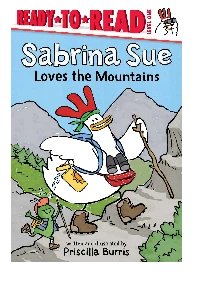 SABRINA SUE LOVES THE MOUNTAINS. PRISCILA BURRIS.