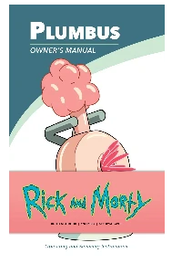 RICK AND MORTY NOTEBOOK. INSIGHT EDITIONS.