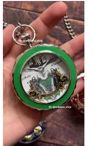 RELOJ DE BOLSILLO MUSICAL HARRY POTTER (SLYTHERIN, GRYFFINDOR).
