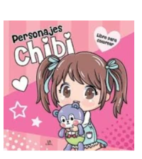 PERSONAJES CHIBI. LIBRO PARA COLOREAR. VV.AA.
