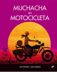 MUCHACHA EN MOTOCICLETA. AMY NOVESKY.
