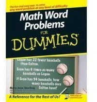 MATH WORLD PROBLEMS FOR DUMMIES. STERLING MARY JANE