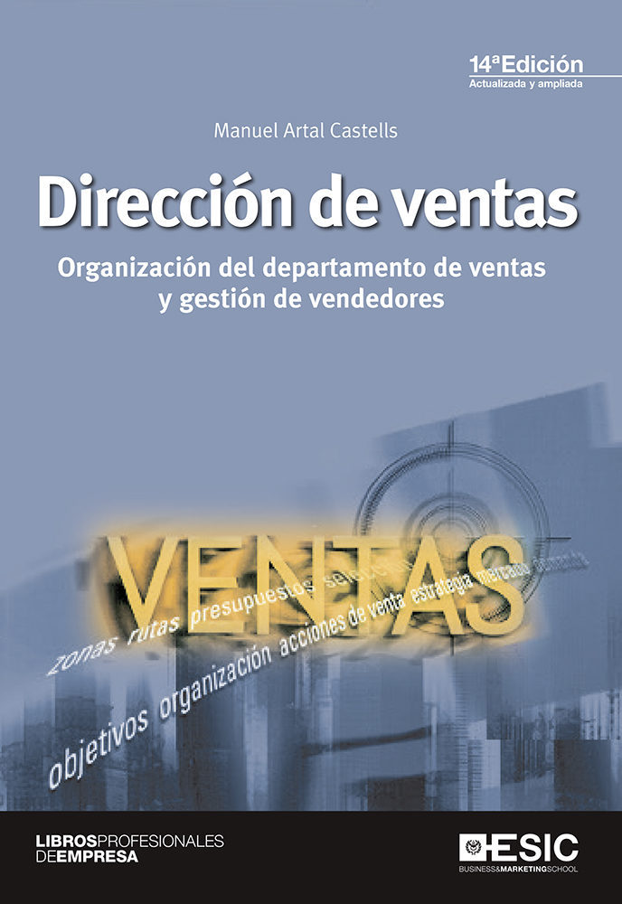 DIRECCION DE VENTAS 14 ED ORGANIZACION DEL DEPARTAMENTO DE VENTAS Y GESTION DE VENDEDORES
